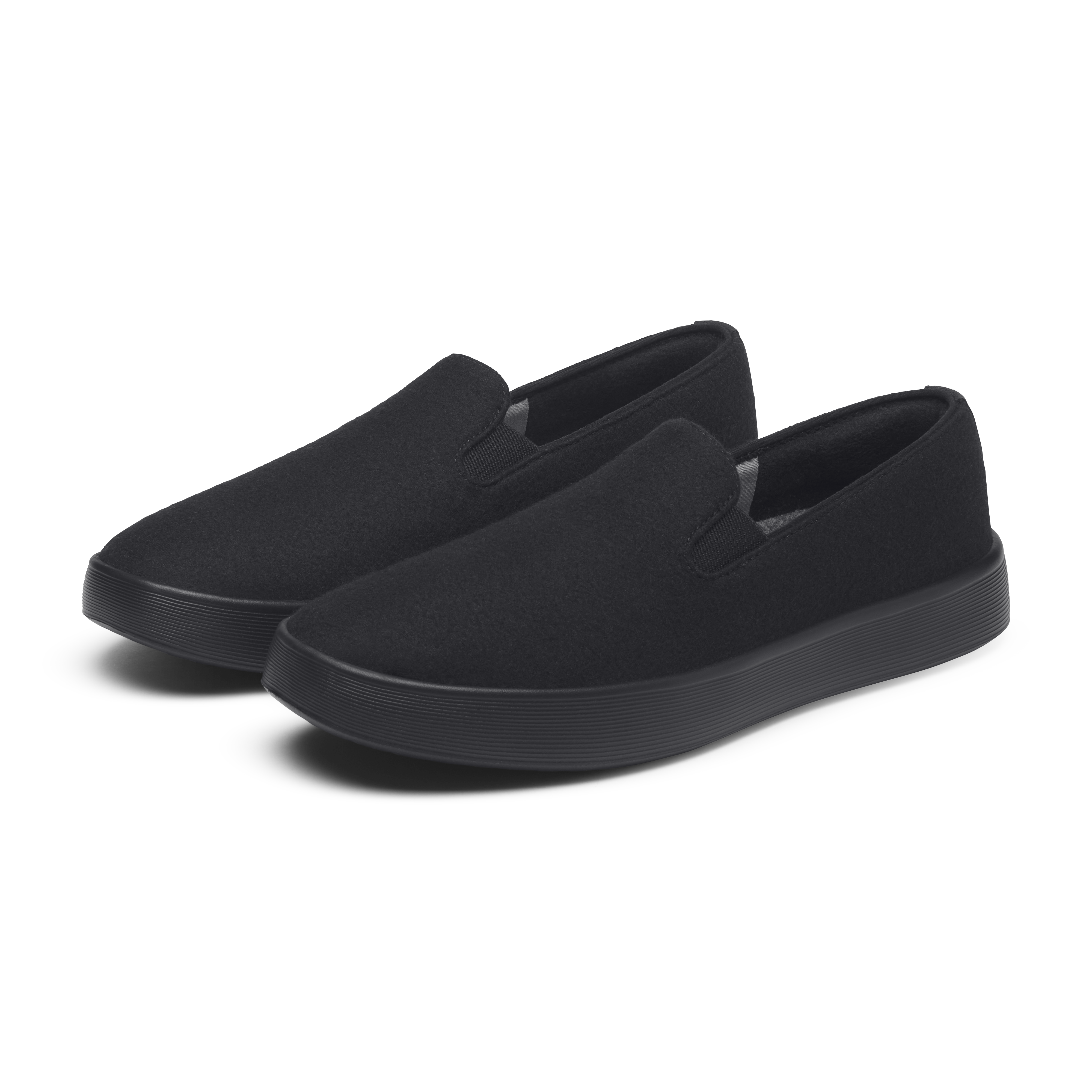 Women's Wool Cruiser Slip On - Natural Black (Natural Black Sole) - Image 5
