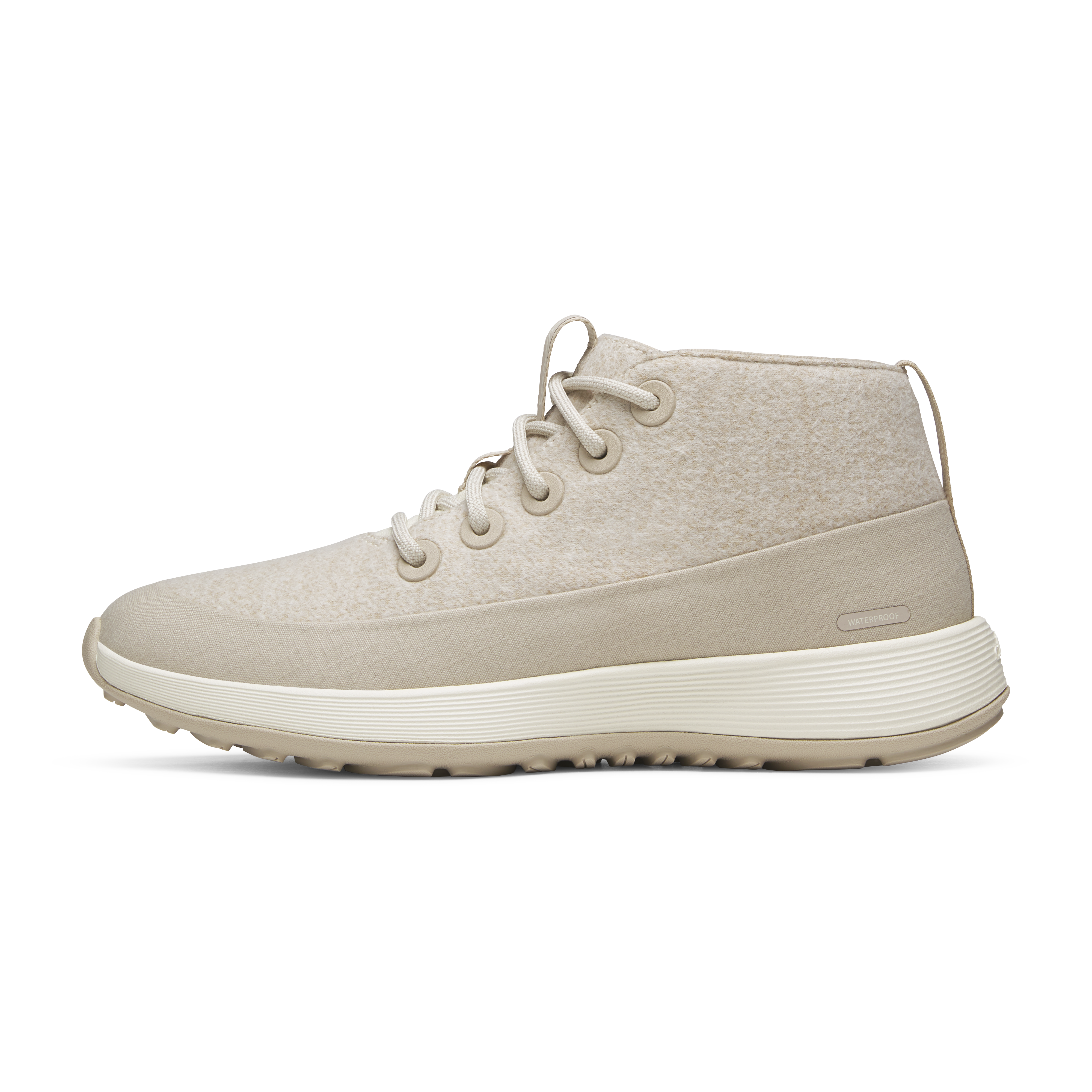 Men's Wool Runner NZ Mid Waterproof - Stony Cream/Rugged Beige (Stony Cream Sole)
