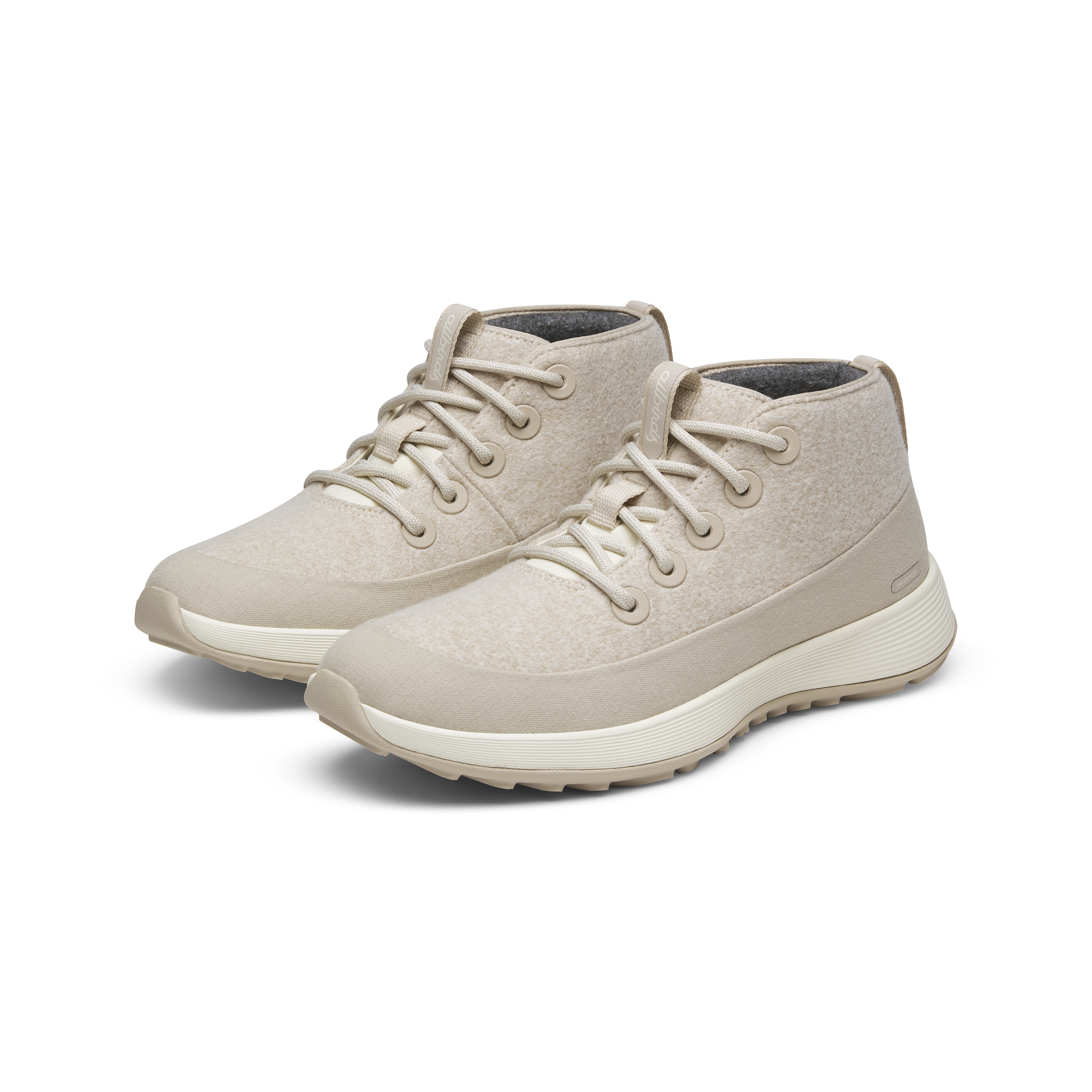 Women's Wool Runner NZ Mid Waterproof - Stony Cream/Rugged Beige (Stony Cream Sole) - Image 5