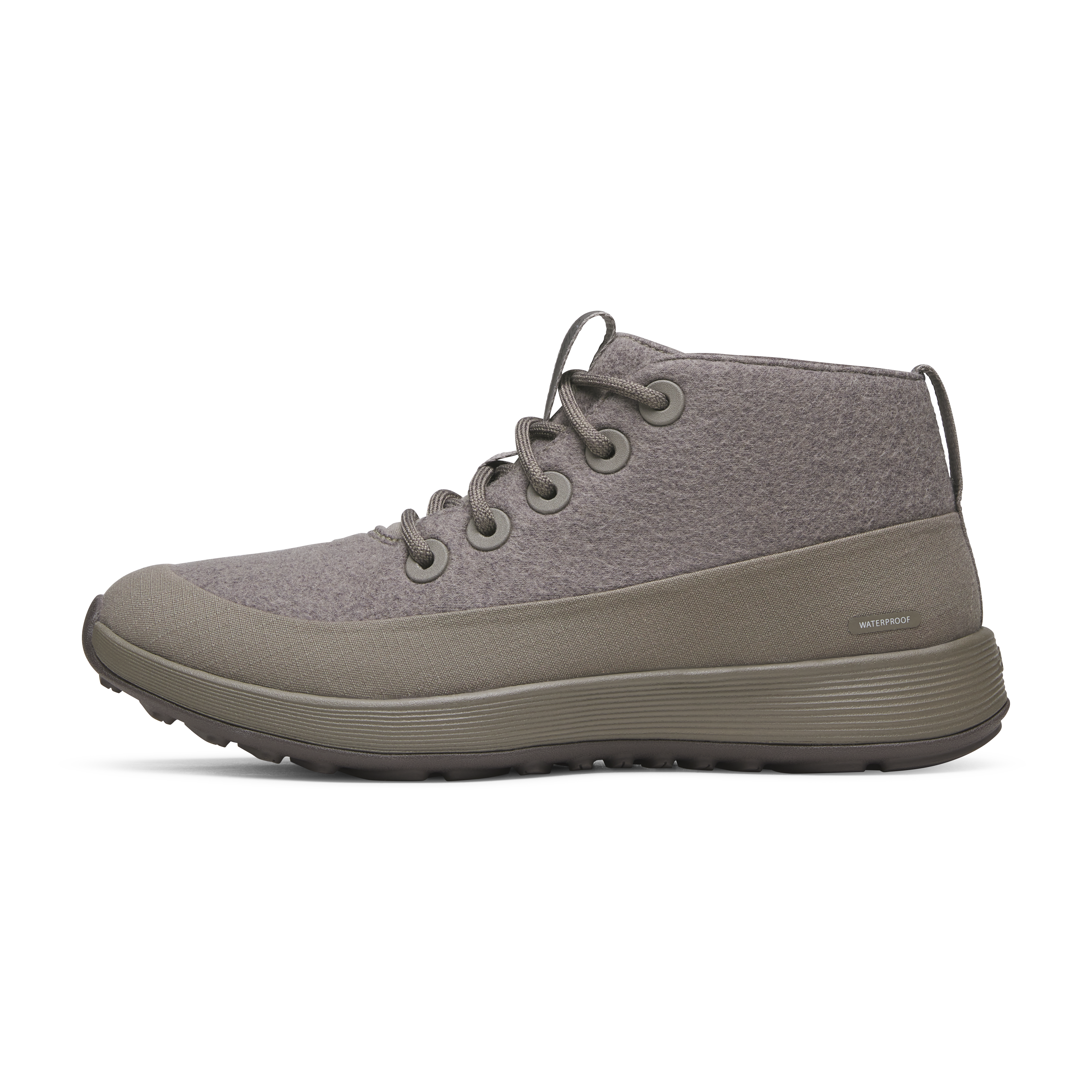 Men's Wool Runner NZ Mid Waterproof - Weathered Brown (Weathered Brown Sole)