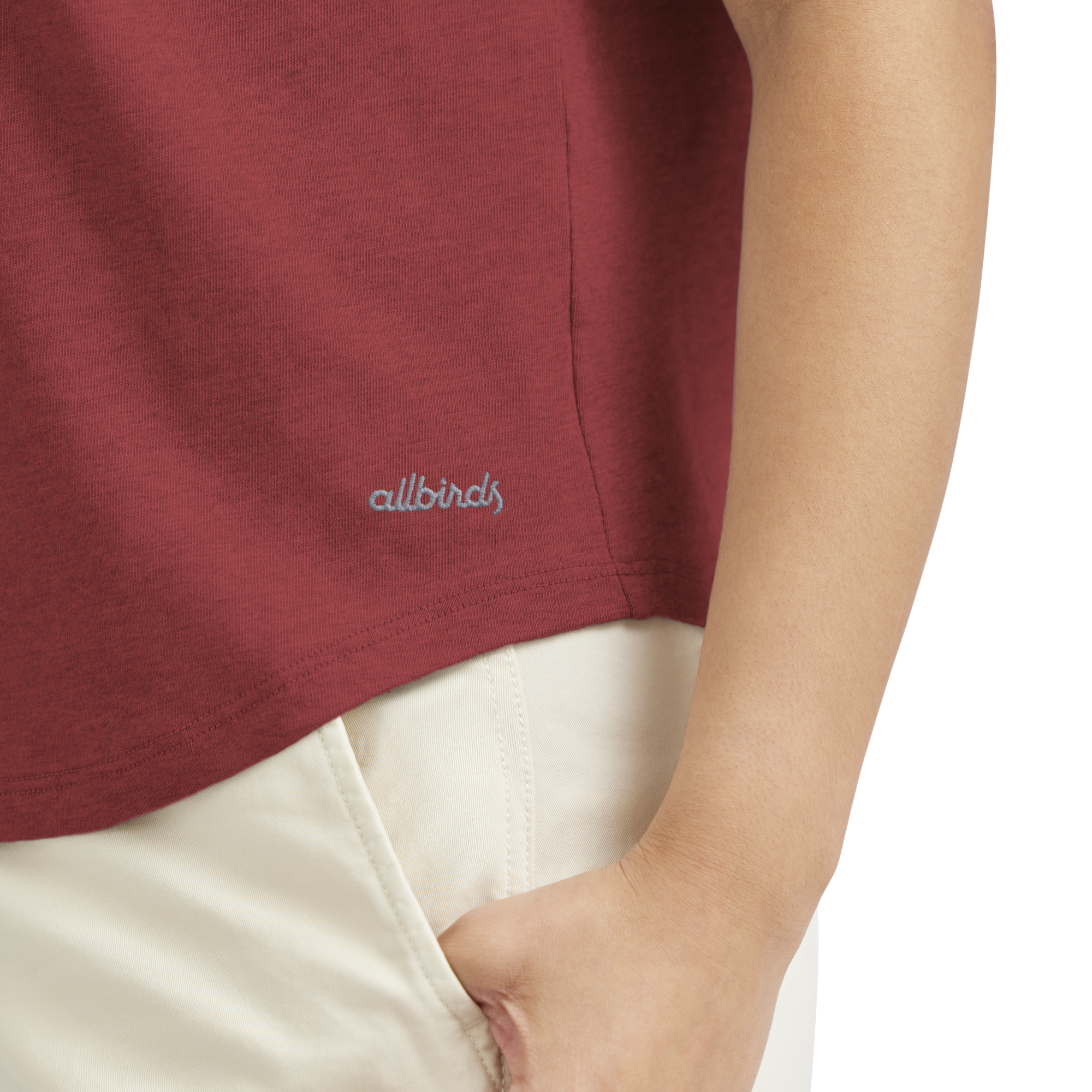 Women's Soft Merino Tee - Spice - Image 4